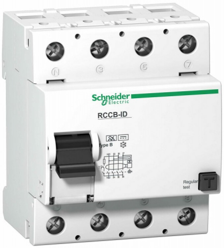 Выключатель дифференциальный (УЗО) ID 4п 125А 30мА тип B | 16763 | Schneider Electric