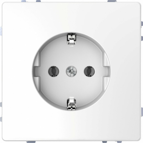 D-Life РОЗЕТКА 16А, с з/к и шт, винт. зажим., БЕЛ. ЛОТОС , SD | MTN2400-6035 | Schneider Electric