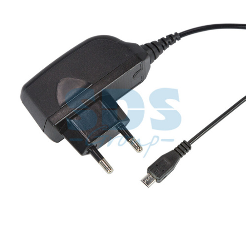 Устройство зарядное сетевое microUSB 220 В (СЗУ) (5 V, 1000 mA) шнур 1 м черное | 16-0269 | REXANT