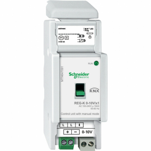 БЛОК УПРАВ 0-10 V REG-K/1-КАНАЛ С РУЧН УПР | MTN647091 | Schneider Electric