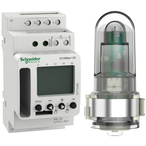 СУМЕРЕЧ. ВЫКЛ IC100kp+ 2С,прогр, BT excl | CCT15495 | Schneider Electric