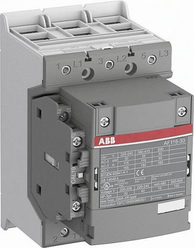 Контактор AF146-30-11-12 146А AC3, катушка 48-130В AC/DC|1SFL467001R1211| ABB