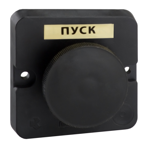 Пост кнопочный ПКЕ 112-1-У3-IP40 (черный гриб) | 150730 | КЭАЗ