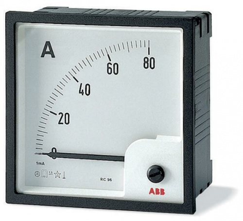 Амперметр перем.тока трансф. вкл. без шкалы AMT1-A5/96|2CSG323260R4001| ABB