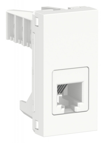 Unica Modular Белый Розетка телефонная, RJ12, одиночная 1 мод. | NU349118 | Schneider Electric