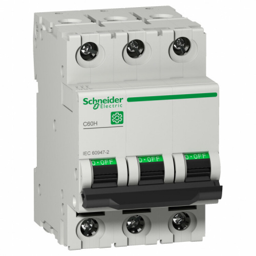 Выключатель автоматический трехполюсной C60H 3П 32A B | M9F13332 | Schneider Electric