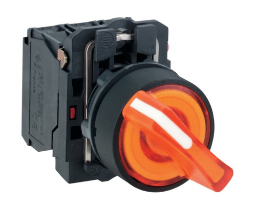 ПЕРЕКЛЮЧАТЕЛЬ 22ММ 24В ЖЕЛ. С ПОДСВЕТКОЙ | XB5AK125B5 | Schneider Electric
