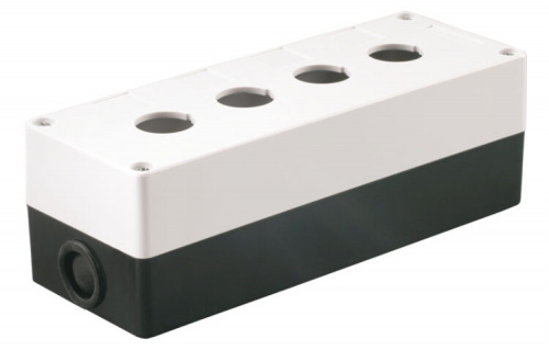 Корпус КП104 для кнопок 4места белый | BKP10-4-K01 | IEK