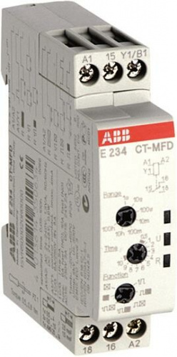 Реле времени CT-MFD.12 модульное многофункц.(7 функций )24-48B DC.24- 240B AC1ПК | 1SVR500020R0000 | ABB