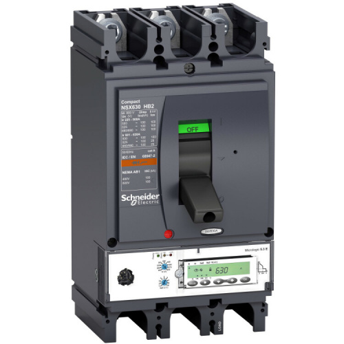 3П АВТОМ.ВЫКЛ. MIC5.3E 400A NSX400HB2 (100кА при 690B) | LV433646 | Schneider Electric