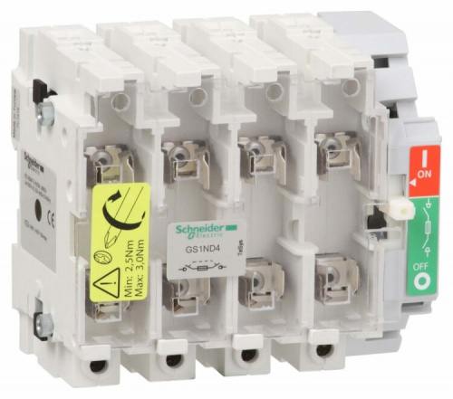 ВЫКЛЮЧАТЕЛЬ-РАЗЪЕДИНИТЕЛЬ-ПРЕДОХРАНИТЕЛЬ 4X250A 1 | GS1ND4 | Schneider Electric