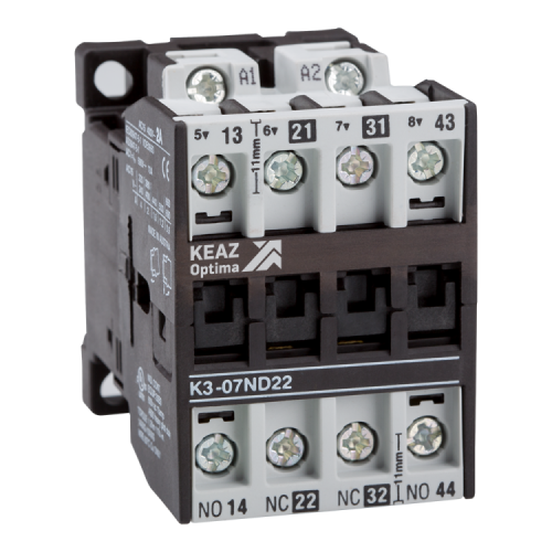 Контактор релейный OptiStart K3-07ND31-400AC | 117075 | КЭАЗ