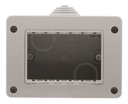 ABB Zenit Коробка IP40 для открытой установки на 3 модуля, Zenit/Stylo | N3391.1 | 2CLA339110N1101 | ABB