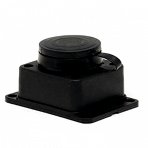 Розетка настенная с защитной крышкой каучуковая 230В 2P+PE 16A IP44 EKF PROxima | RPS-014-16-230-44 | EKF