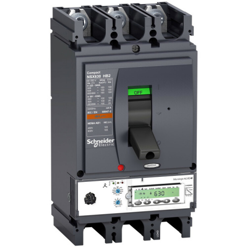 3П АВТОМ.ВЫКЛ. MIC6.3E-M 320A NSX400HB2 (100кА при 690B) | LV433650 | Schneider Electric