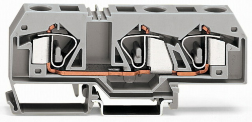 Клемма 3-проводная проходная (уп/20шт) | 283-671 | WAGO