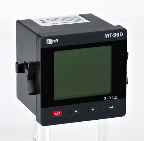 Мультиметр 96х96 3PH 600В 5А LCD | 51424DEK | DEKraft