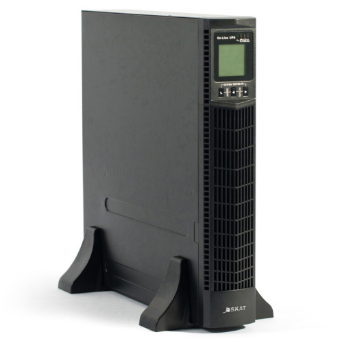 SKAT-UPS 1000 исп.V RACK ИБП 220В 12В 6А пост.24В 5А перем.тока 800Вт 2АКБ внешние On-Line синусоида | 462 | Бастион